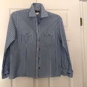 Striped blouse by Southern Lady, size 12